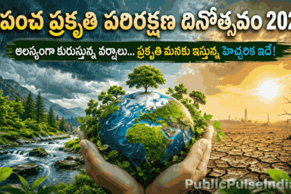ప్రపంచ ప్రకృతి పరిరక్షణ దినోత్సవం 2026 సందర్భంగా భూమి, పచ్చని అడవులు, చెట్లు, వర్షాలు మరియు పర్యావరణ పరిరక్షణను సూచించే దృశ్యం.